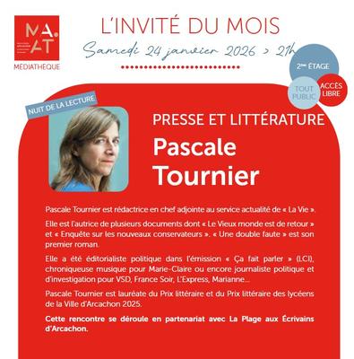 L'invité du mois : Pascale Tournier