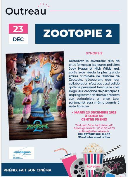 Cinéma au Phénix - Zootopia