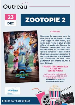Cinéma au Phénix - Zootopia