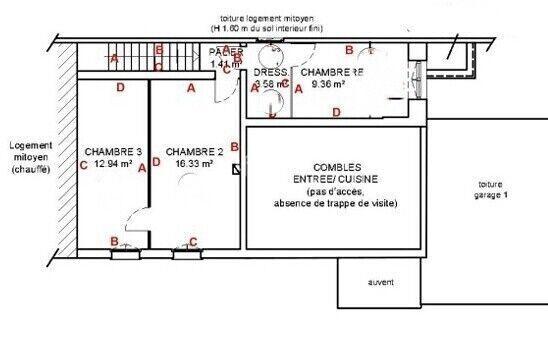 Maison - 111 m² - 4 pièces