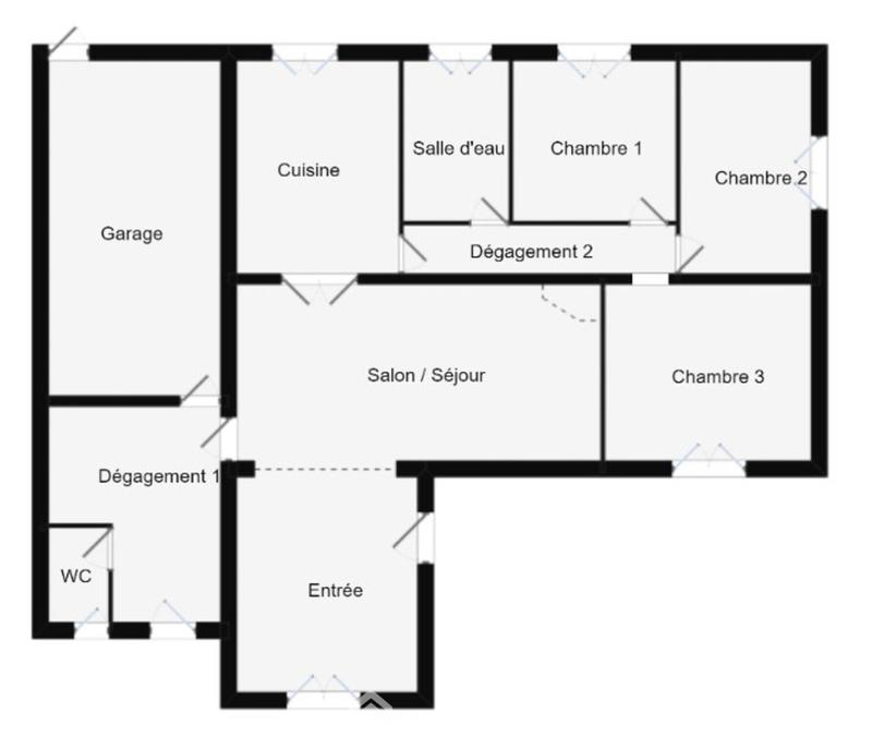 Maison - 99 m² - 4 pièces