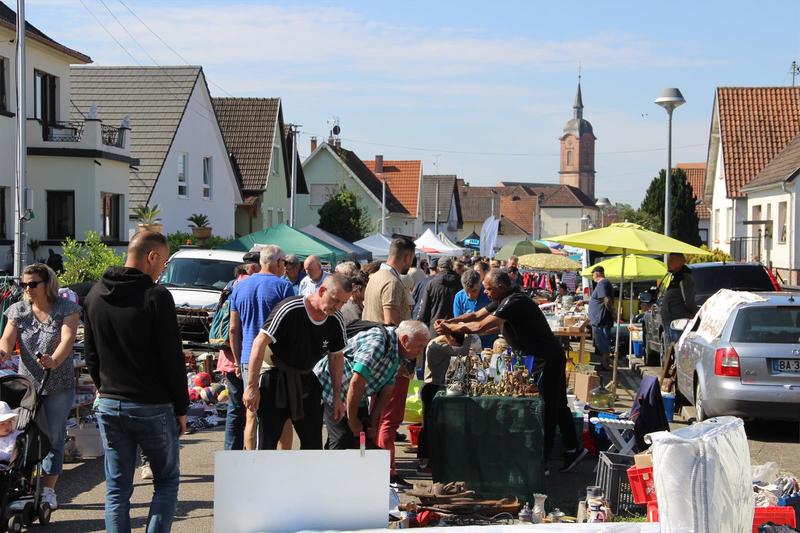 Marché aux puces du carnaval des Vosges du Nord