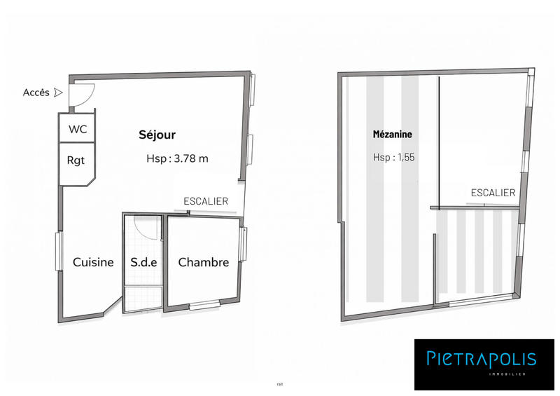 Appartement - 57 m² - 3 pièces