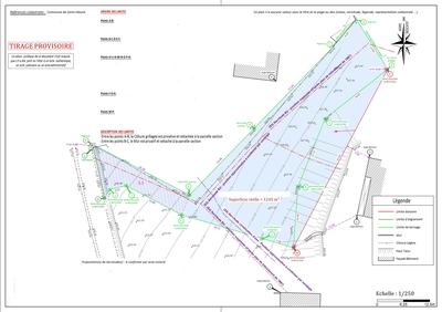 Terrain constructible - 1 245 m²