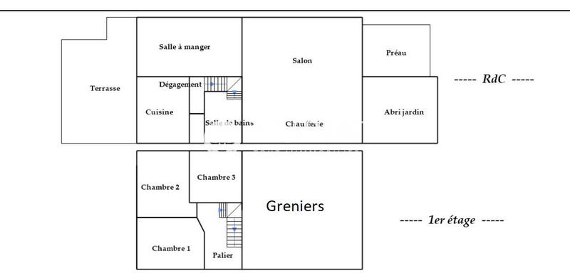 Maison - 96 m² - 5 pièces