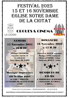 Festival Orgues &amp; Cinéma