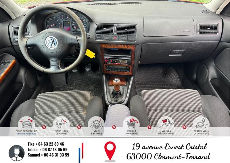 Volkswagen Golf IV 2.8 V6 4Motion 204cv *Véhicule sous Garantie 6 Mois*Moteur à chaîne*Révision et Ct Ok*Climatisation automatique*Autoradio Cd-Mp3*Abs*Esp*