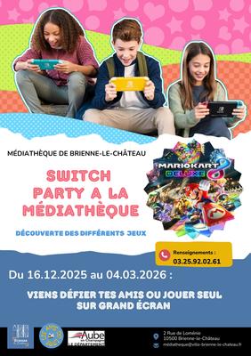 Switch party à la médiathèque
