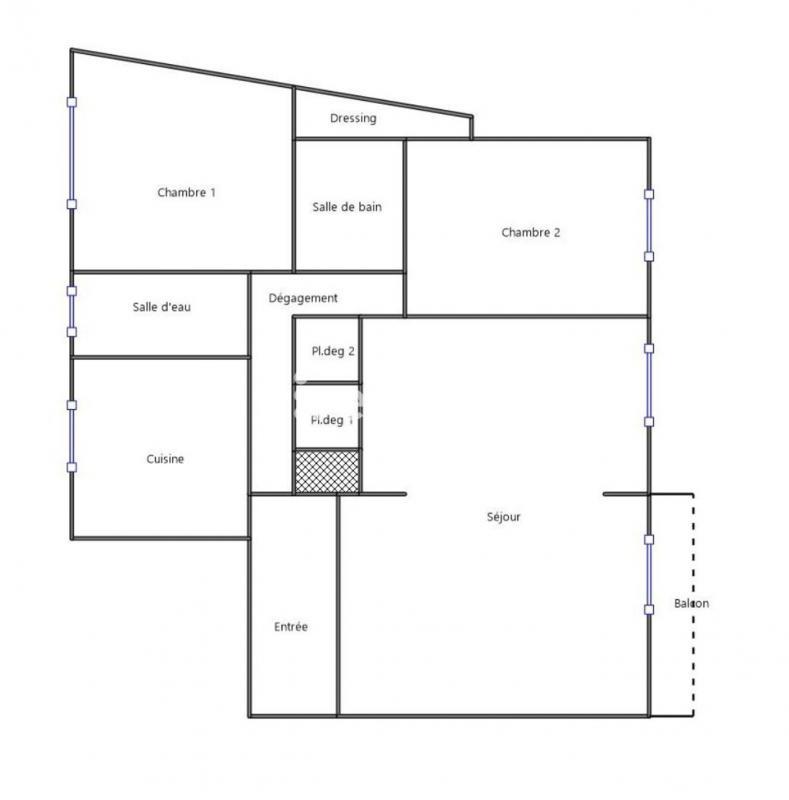 Appartement - 89 m² - 4 pièces