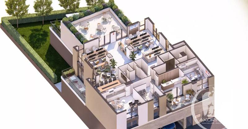 Duplex - 90 m² - 4 pièces