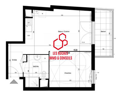 Appartement - 42 m² - 2 pièces