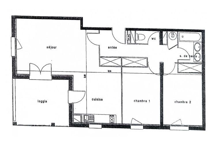 Appartement - 71 m² - 3 pièces