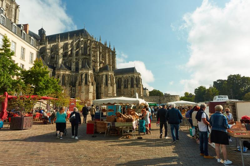Marché des Jacobins - le Mans