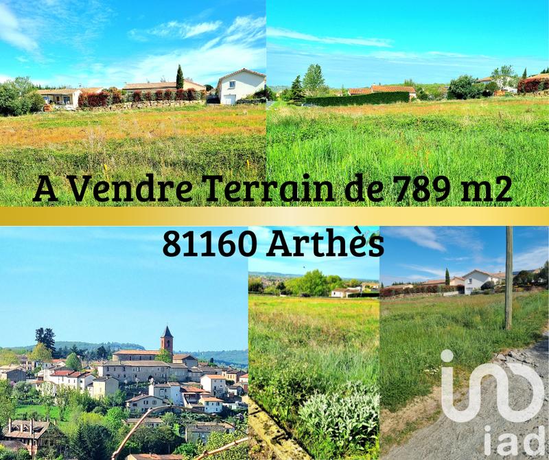 Terrain - 789 m²