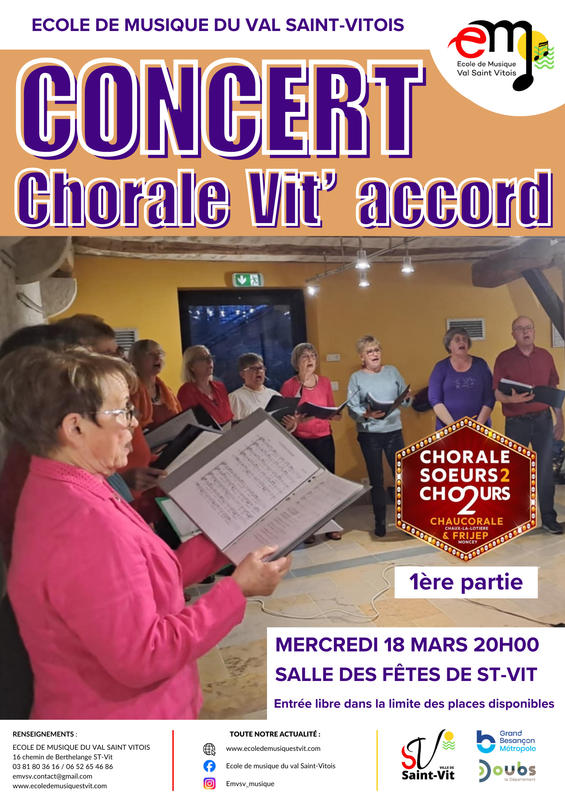 Concert chorale Vit'accord