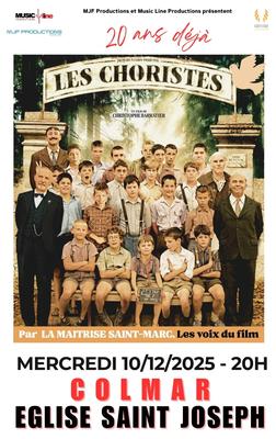 Tournée évènement  - les Choristes, 20 ans déjà, avec la Maîtrise Saint Marc