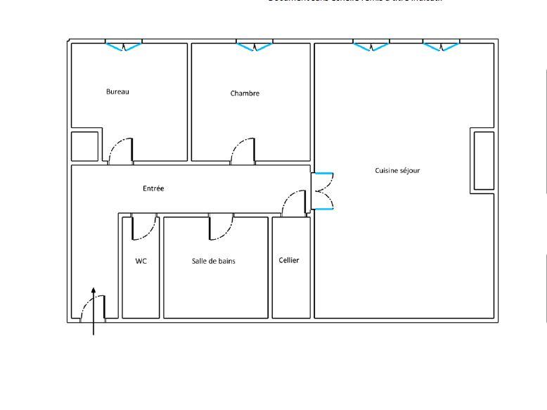 Appartement - 72 m² - 3 pièces