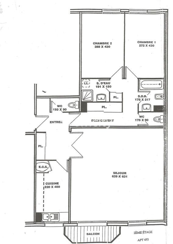 Appartement - 100 m² - 4 pièces