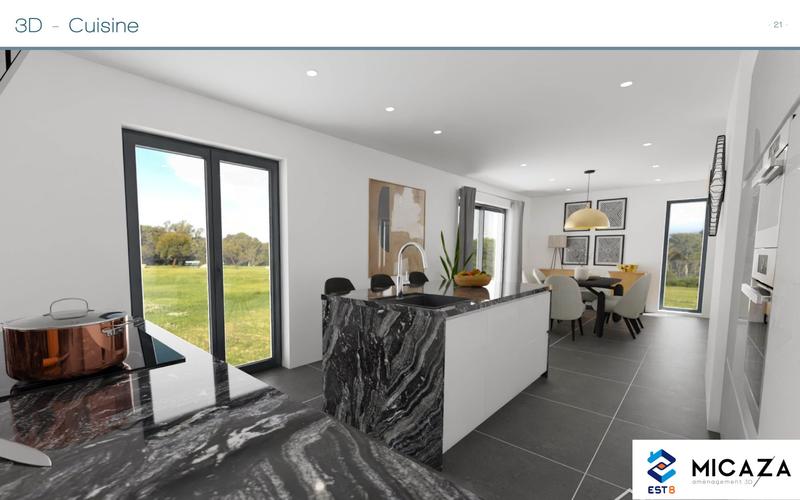 Maison contemporaine - 140 m² - 6 pièces