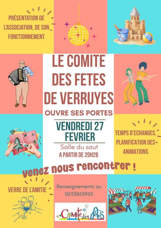 Le Comité des fêtes ouvre ses portes