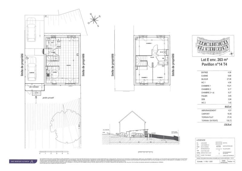 Maison - 84 m² - 4 pièces