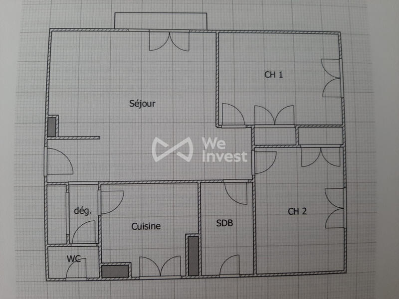 Appartement - 68 m² - 3 pièces