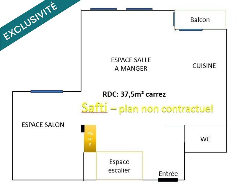 Duplex - 136 m² - 7 pièces