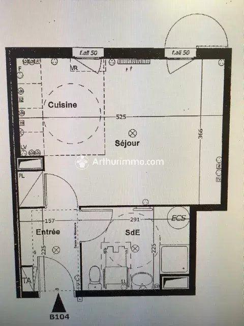 Appartement - 29 m² - 1 pièce