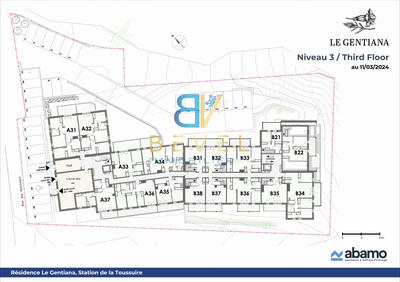 Appartement - 59 m² - 3 pièces