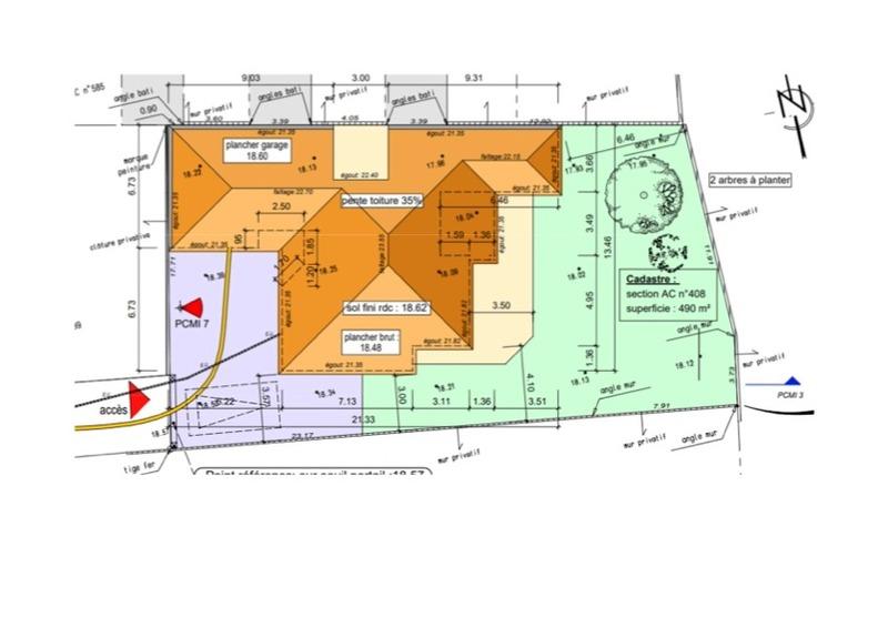 Terrain constructible - 518 m²