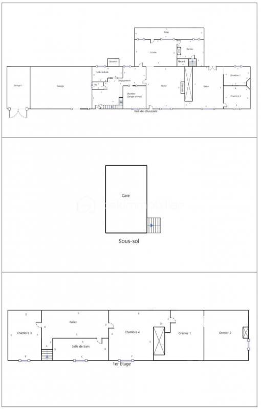Corps de ferme - 170 m² - 7 pièces