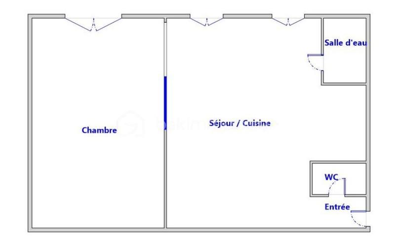 Appartement - 35 m² - 2 pièces