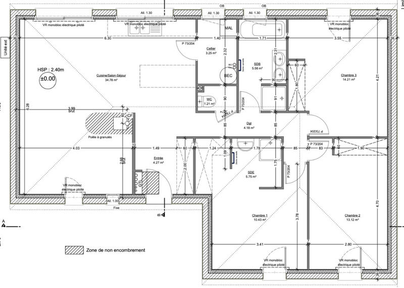 Maison - 96 m² - 4 pièces