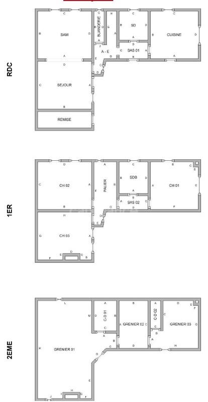 Maison de village - 98 m² - 4 pièces