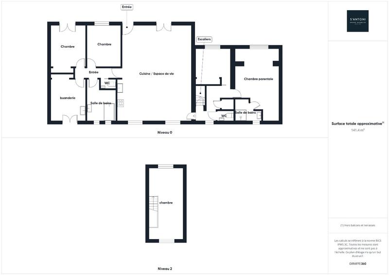 Maison - 140 m² - 6 pièces