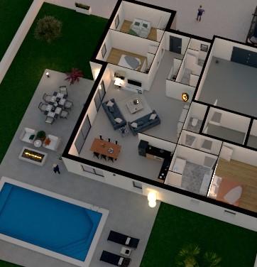 Maison - 124 m² - 4 pièces