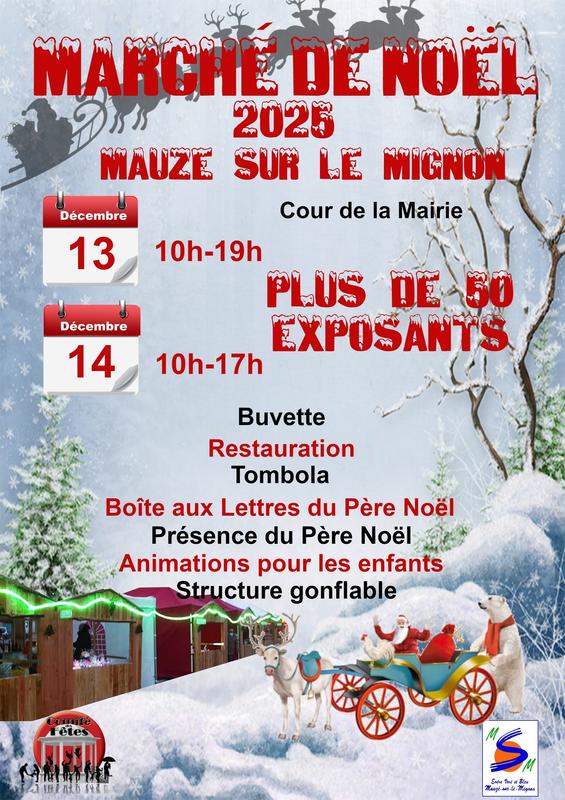 Marché de Noël de Mauzé-sur-le-Mignon