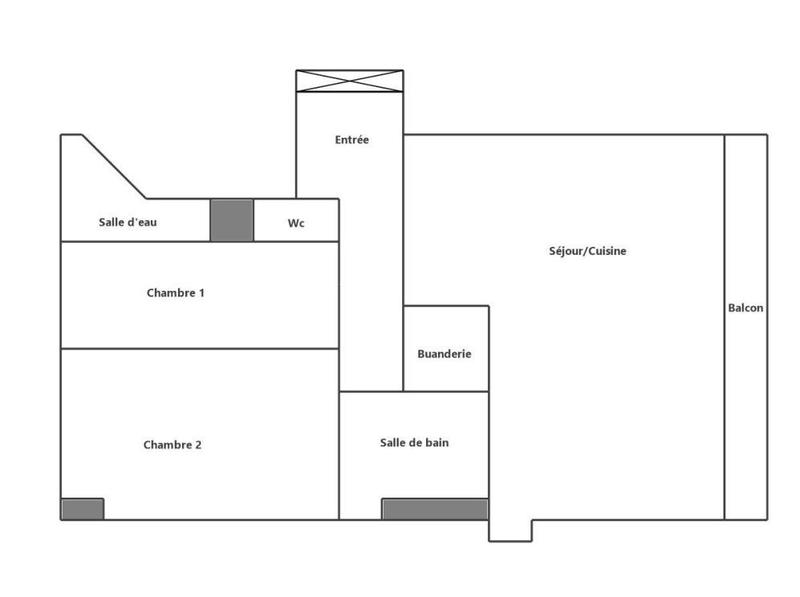 Appartement - 78 m² - 3 pièces