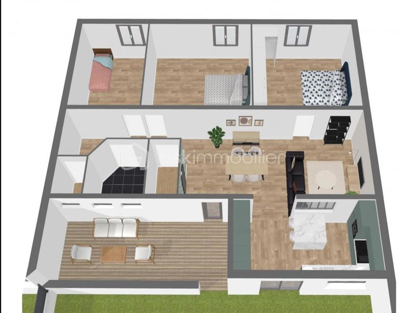 Maison - 115 m² - 4 pièces