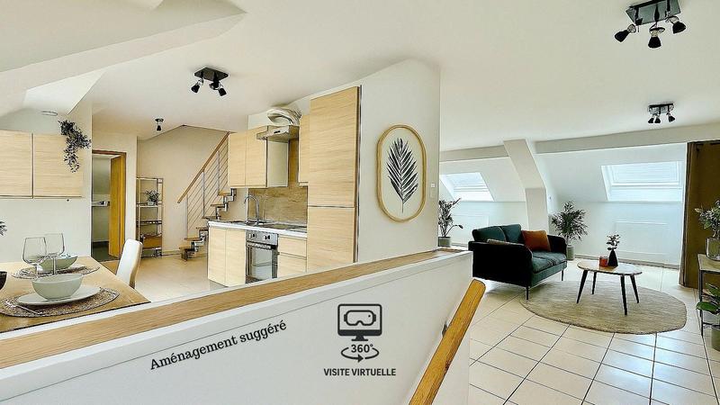 Duplex - 91 m² - 3 pièces