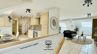 Duplex - 91 m² - 3 pièces