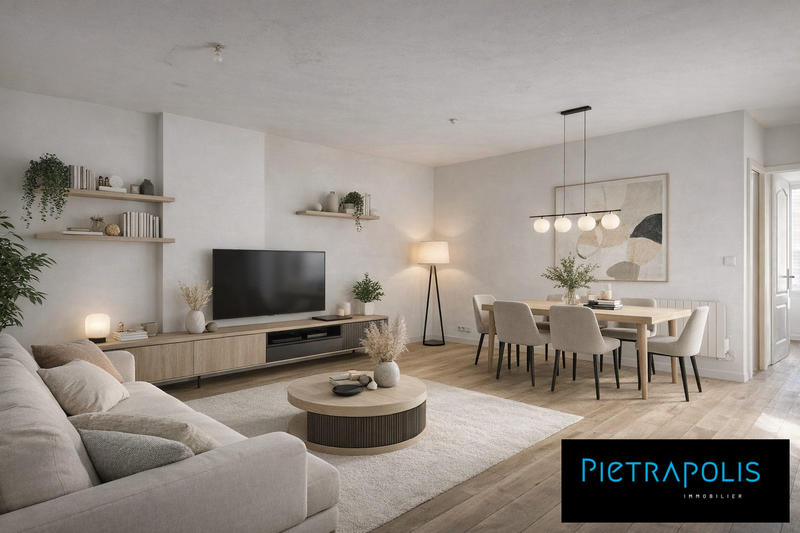 Appartement - 62 m² - 3 pièces