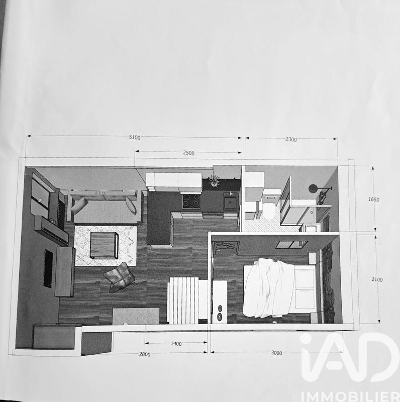 Appartement - 60 m² - 3 pièces