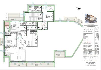 Appartement - 89 m² - 3 pièces