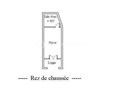 Studio - 19 m² - 1 pièce