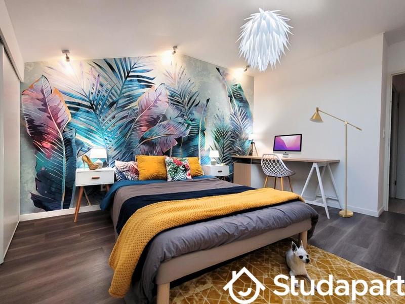 Chambre - 13 m² - 1 pièce