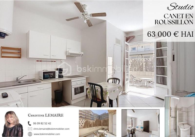 Studio - 57 m² - 3 pièces