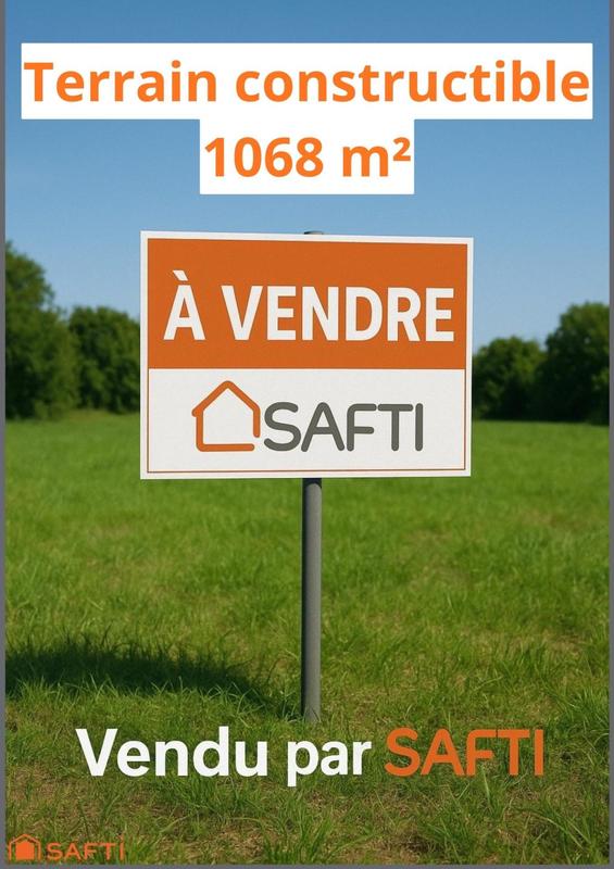 Terrain - 1 068 m²