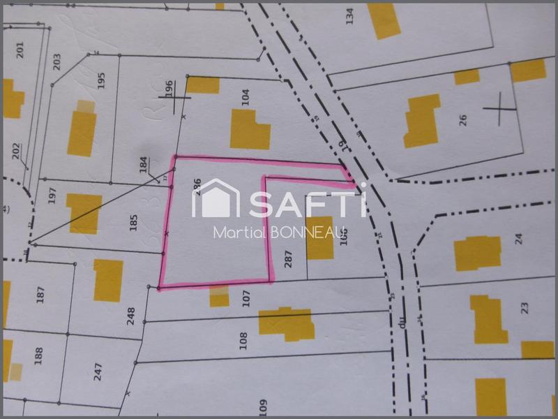 Terrain - 1 298 m²