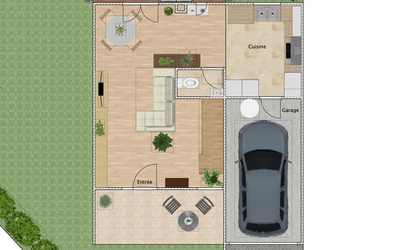 Maison - 80 m² - 3 pièces